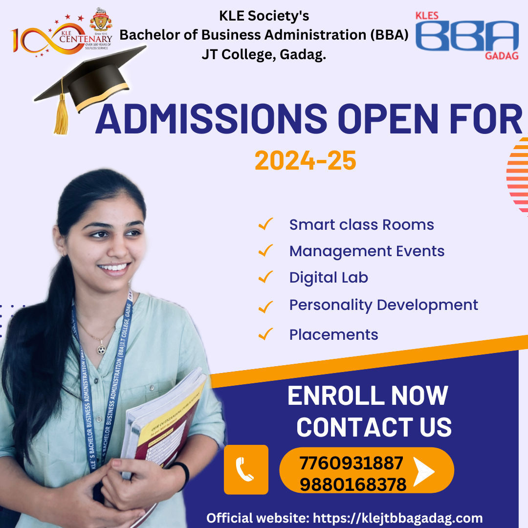 About BBA – KLE Societys College of BBA J.T. College